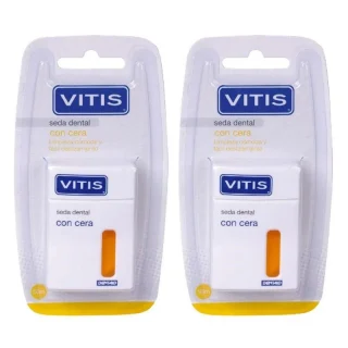 VITIS Duplo Seda Dental Con Cera 2x50m