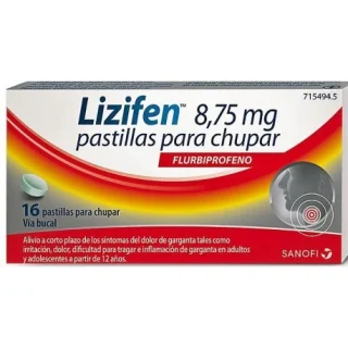 Lizifen 8,75MG 16 Pastillas para Chupar