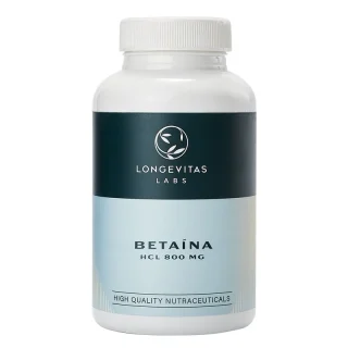 LONGEVITAS Betaína 100 Cápsulas