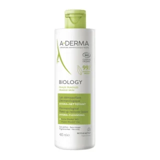 A-DERMA Biology Leche Desmaquillante Dermatológica 400ml