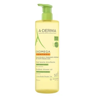 A-DERMA Exomega Control Aceite Limpiador Emoliente Ducha y Baño 750ml