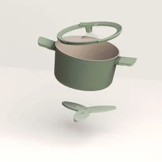 Salvamanteles imantado plegable Balance Sage Berghoff