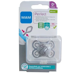 MAM Chupete Perfect Silicona +0M Neutro