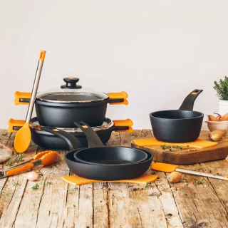 Batería de cocina 12 piezas Efficient BRA