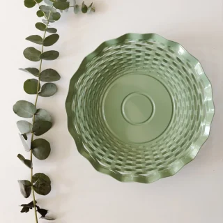 Panera inox redonda Vintage de Roger Orfevre