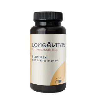 LONGEVITAS B Complex Multivitamínico Grupo B 60 Cápsulas