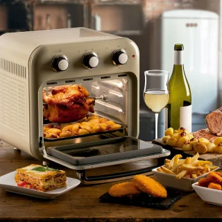 Horno eléctrico y freidora de Aire Vintage Ariete