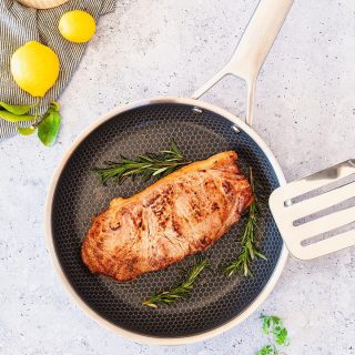 Sartén de acero inoxidable con fondo de nido de abeja Hybrid Cell Bra