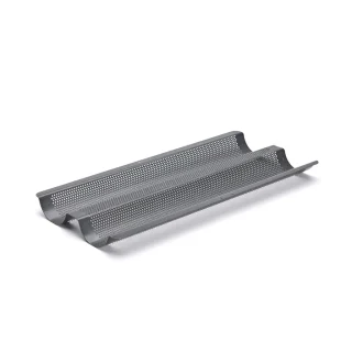 Bandeja antiadherente perforada para baguettes De Buyer