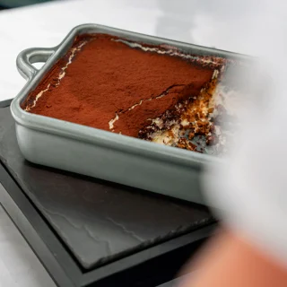 Bandeja rectangular de porcelana francesa Bombance Revol