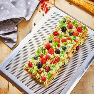 Bandeja perforada para horno 40x30cm De Buyer