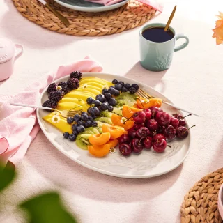 Bandeja oval cerámica Jardín Le Creuset