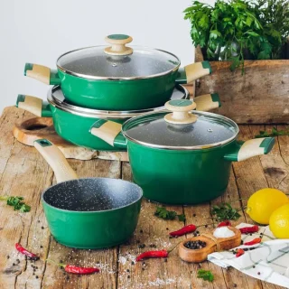 Batería de cocina 4 piezas Amazonia Monix