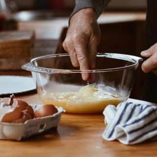 Bol de cristal con tapa Küchenprofi