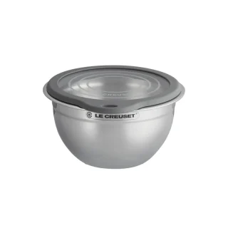 Bol acero inoxidable con tapa de cristal Le Creuset
