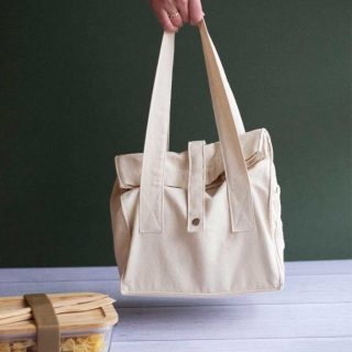 Bolsa almuerzo algodón orgánico Pebbly