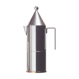 Cafetera de acero inoxidable La Conica Aldo Rossi Alessi