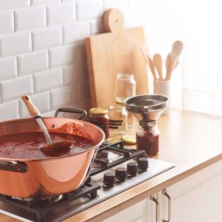 Cazo de cobre para mermelada De Buyer