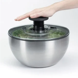 Centrifugadora para ensaladas de acero inoxidable OXO