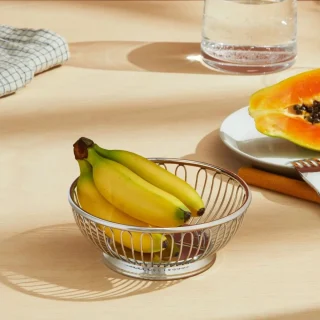 Cesto redondo de alambre Alessi