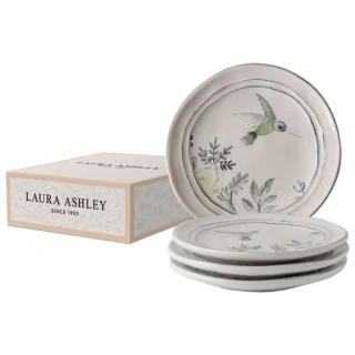 Conjunto de 4 platos cerámicos Belvedere de Laura Ashley