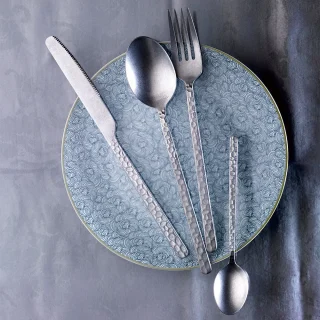 Juego 24 piezas cubertería Portofino Stone Washed BRA