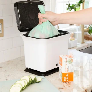 Cubo de basura orgánica con ventilación Fresh Air Full Circle