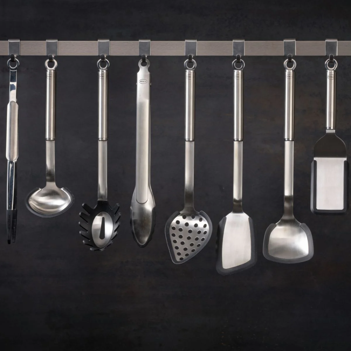 Cuchara para pasta de acero inoxidable con puntas de silicona Rösle - Imagen 5