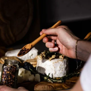 Cuchara para especias de madera de olivo Selbrae