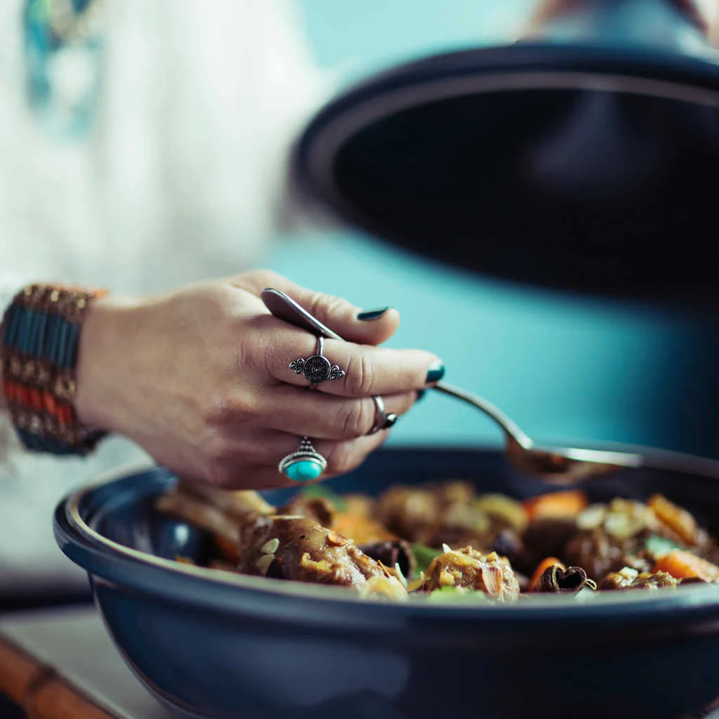 Tajine cerámico tradicional Feu Doux Emile Henry - Imagen 2