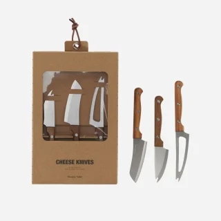 Juego de 3 cuchillos para queso Naturaleza Nicolas Vahé