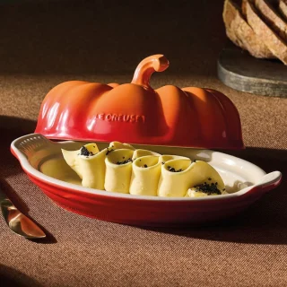 Mantequera cerámica Calabaza Le Creuset