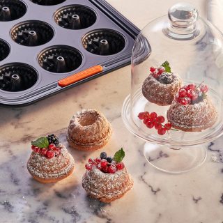 Molde antiadherente para mini bundts Le Creuset