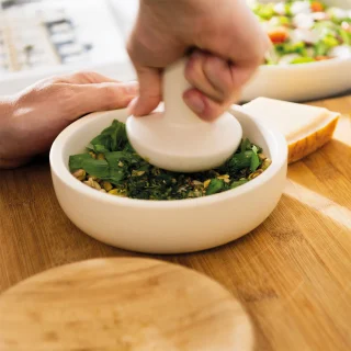 Mortero cerámico con maza grande Berghoff