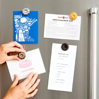 Pack de 4 imanes Bundt Nordic Ware