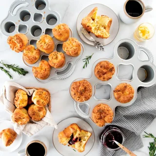 Molde de aluminio colado para popovers Nordic Ware