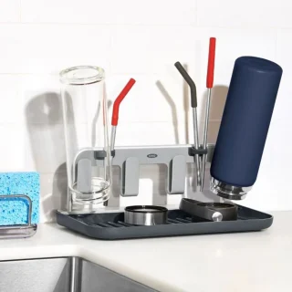 Soporte escurridor plegable para botellas OXO