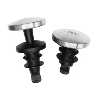 Set de 2 tapones herméticos para vino OXO