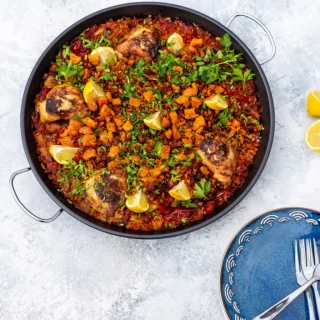 Paellera antiadherente World of Flavors KitchenCraft