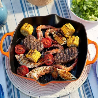 Parrilla Skillet Grill cuadrada Le Creuset