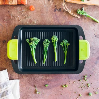 Parrilla antiadherente con rayas Foodie BRA