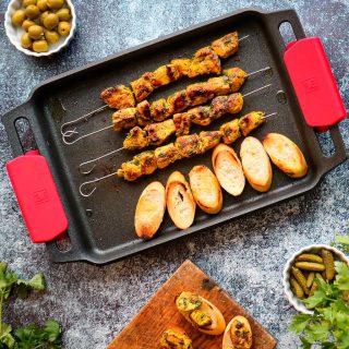 Parrilla lisa antiadherente 40cm Bra Infinity