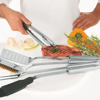 Pinzas multiusos de acero inoxidable con bloqueo Rösle