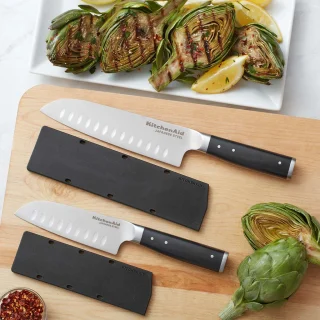 Set 2 cuchillos santoku KitchenAid