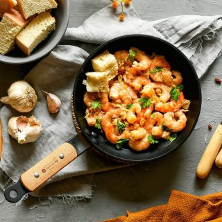 Sartén antiadherente  Choc B Bois con mango de haya De Buyer