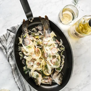 Sartén antiadherente oval Choc Resto Induction De Buyer