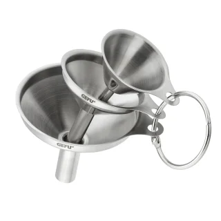 Set de 3 embudos acero inox VERSARE de Gefu