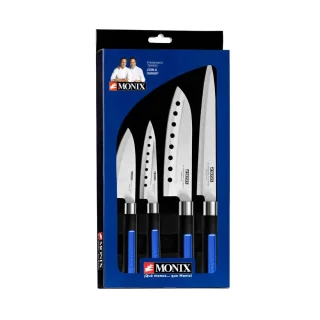 Set de 4 Cuchillos Japoneses Solid+ Monix