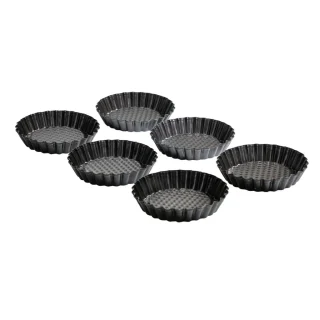Set de 6 moldes para tartaletas Kaiser de WMF