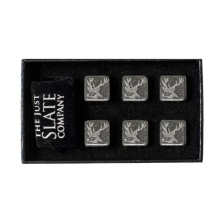 Set de 6 cubitos de piedra con funda Selbrae